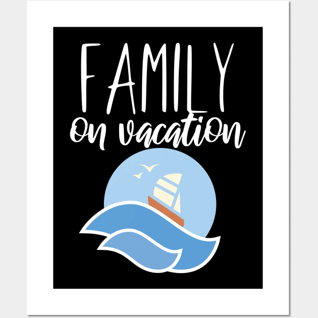 Family on vacation Wall Art by maxcode